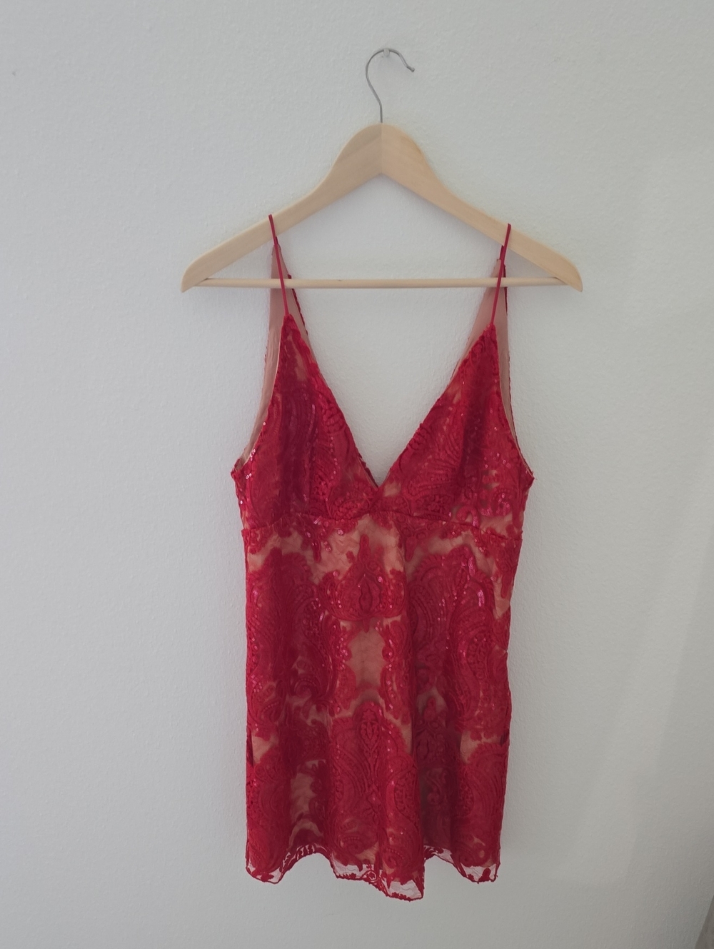 Free People Night Shimmer Mini Dress NWT